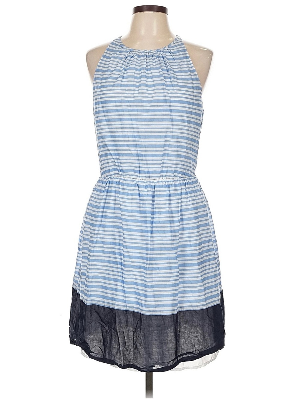 Old Navy Blue and White Striped Dress